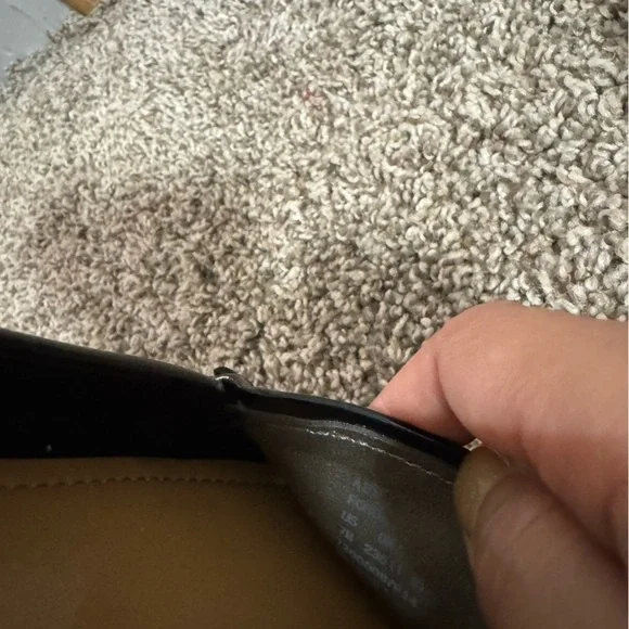 Coach Women's Black Loafers with Silver Accent Size 7 - Picture 8 of 15